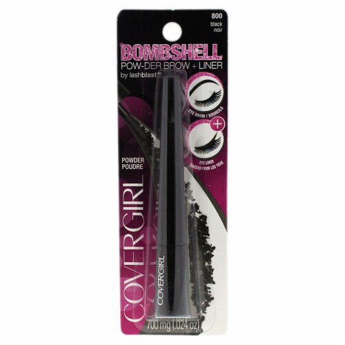CoverGirl Bombshell By Lashblast Powder Black Brow & Liner Perspective: front
