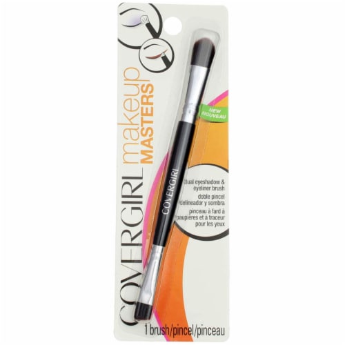 Covergirl Makeup Masters Dual Eye Shadow & Eye Liner Brush Perspective: front