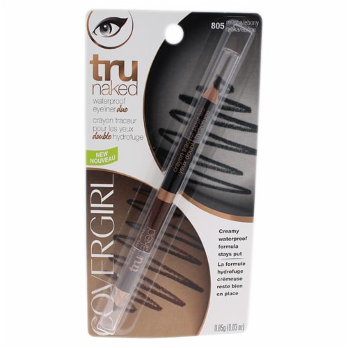 Covergirl TruNaked 805 Mocha/Ebony Waterproof Eyeliner Duo Perspective: front