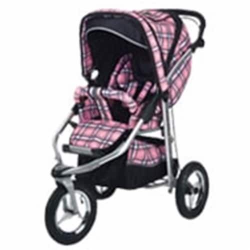 Baby Bling Design Company BBPP333P Metamorphosis All Terrain Jogging Stroller in Papillion Pi Perspective: front
