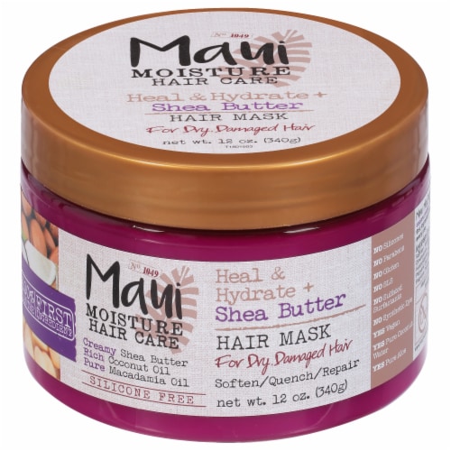 Maui Moisture Heal & Hydrate + Shea Butter Hair Mask Perspective: front