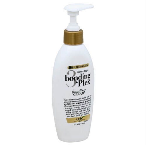 Ogx 3 Restoring + Bonding Plex Bonding Cream, 6 fl oz - Fred Meyer
