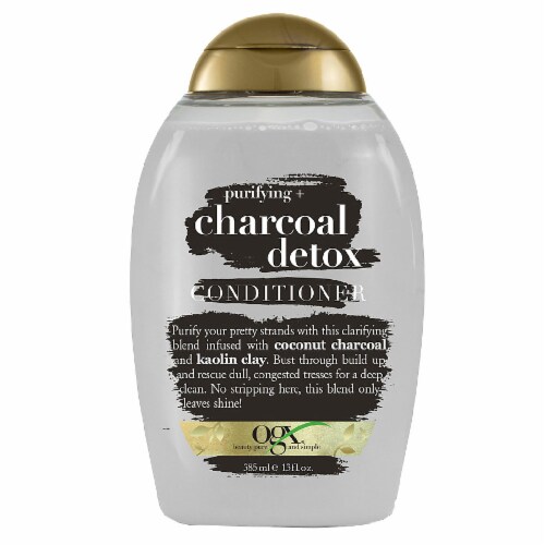 OGX Purifying Charcoal Detox Conditioner Perspective: front