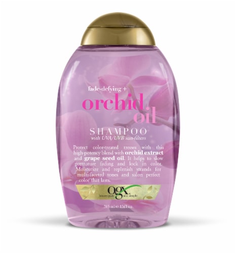 Ogx Fade Defying Orchid Oil Shampoo Perspective: front