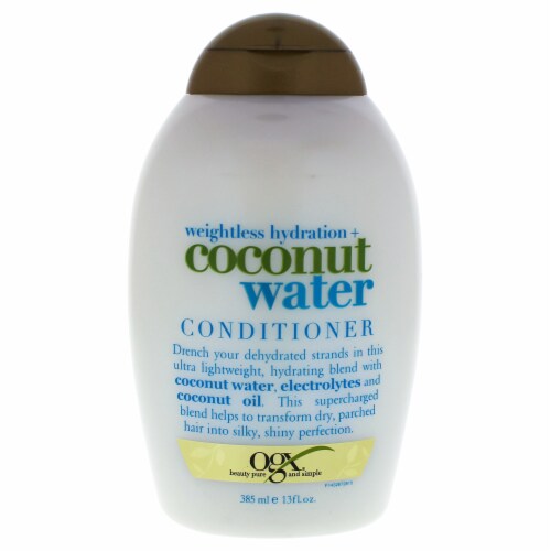 Ogx Weightless Hydration Coconut Water Conditioner Perspective: front