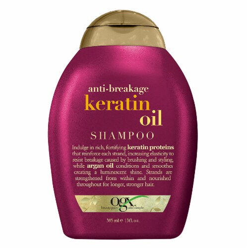 OGX® Anti-Breakage Keratin Oil Shampoo Perspective: front