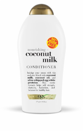 OGX® Nourishing + Coconut Milk Conditioner Perspective: front