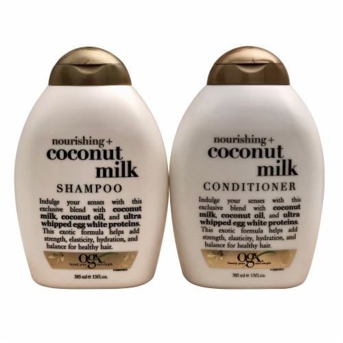 Smitsom Narabar støbt OGX Nourishing + Coconut Milk Shampoo & Conditioner Set 13 Ounce, 1 - Kroger