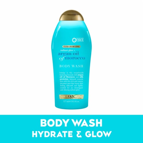 Moroccan Argan Oil Extra Hydrating Body Wash For Dry Skin Perspective: front