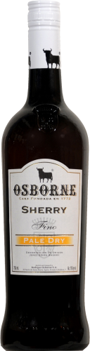 Osborne Fino Pale Dry Sherry Perspective: front