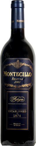 Bodegas Montecillo Red Rioja Wine Perspective: front