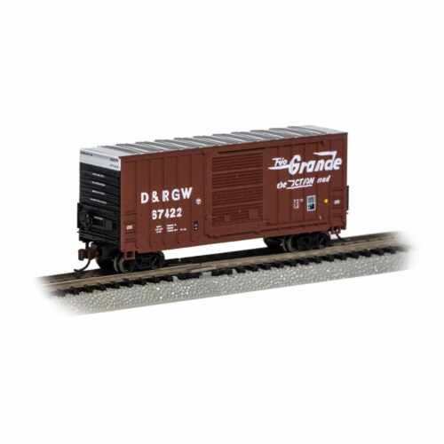 Bachmann BAC18253 N Scale No.67422 Rio Grande Hi-Cube Box Car Perspective: front