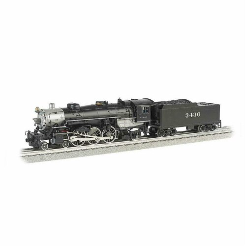 Bachmann BAC40803 O Williams Pacific Santa Fe No.3430 Semi-Scale 4-6-2 Model Train Perspective: front