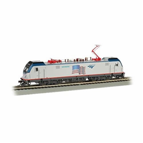 Bachmann BAC67404 No.642 Amtrak Locomotive Model Train with Sound Value Flag Demo Perspective: front