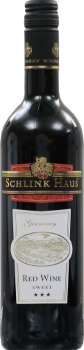 Schlink Haus Sweet German Red Wine Perspective: front