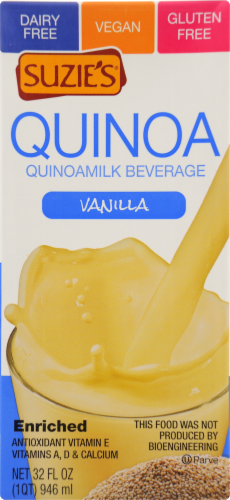 Suzie's Vanilla Quinoamilk Beverage Perspective: front