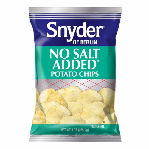 Snyder of Berlin No Salt Chips Perspective: front