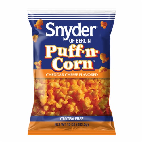 Snyder® Cheese Puff'n Corn Perspective: front