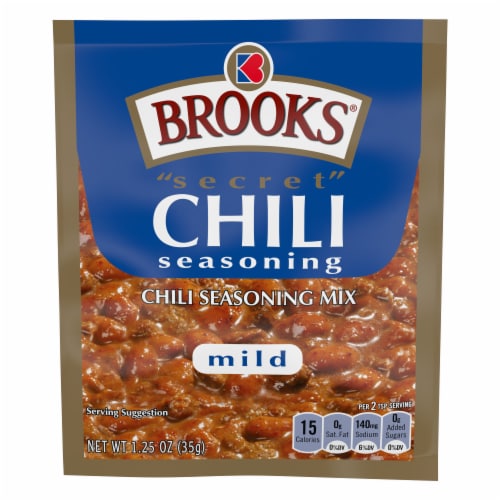 Brooks Mild Chili Seasoning 1 25 Oz