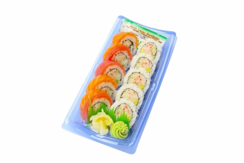 Duo Combo Rainbow & CA Salad Roll Perspective: front