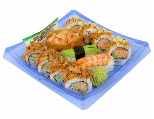 Advanced Fresh Concepts Crunchy Sushi Combo Box Perspective: front