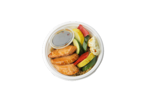 Advanced Fresh Concepts Ultimate Grilled Salmon Bowl Perspective: front