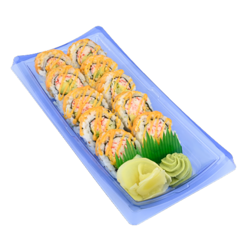 Advanced Fresh Concepts Spicy California Sushi Roll Perspective: front