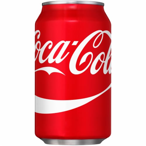 Coca-Cola Soda Can Perspective: front