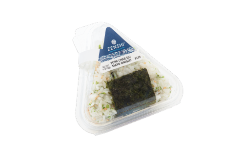 Zenshi® Pork Char Siu Mayo Onigiri Perspective: front