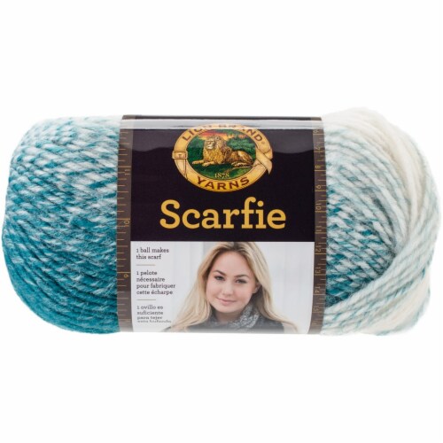 Lion Brand Scarfie Yarn - Cream / Black, 1 ct - Harris Teeter