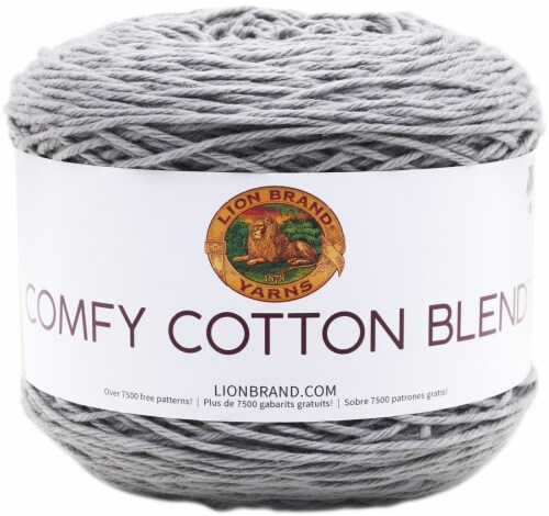 Lion Brand Comfy Cotton Blend Yarn-Silver Lining, 1 count - Fry's