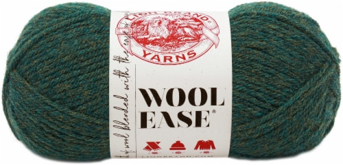 Lion Brand Wool-Ease Yarn -Forest Green Heather, 1 count - Harris