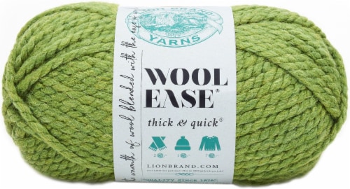 Lion Brand Wool Ease Thick & Quick Yarn - Grass