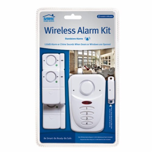 Sabre White Plastic Alarm Sabre White Plastic Alarm
