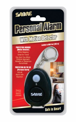 Sabre Black Plastic Personal Security Alarm Sabre Black Plastic Personal Security Alarm