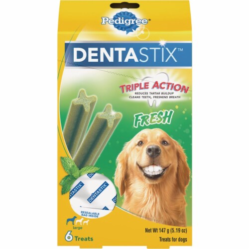 Mars Pet Care PHI 798040 Pedigree Dentastix Fresh Large 6 Count