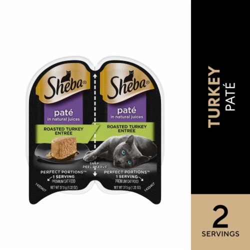 Sheba Perfect Portions Roasted Turkey Entree Adult Wet Cat Food Pate