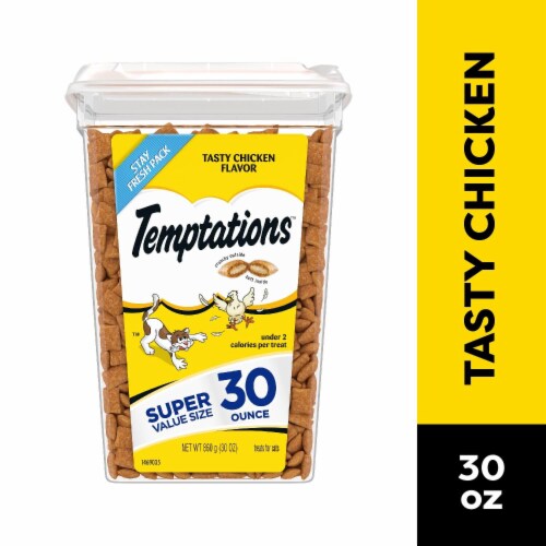 Temptations Classics Chicken Adult Cat Treats Perspective: front