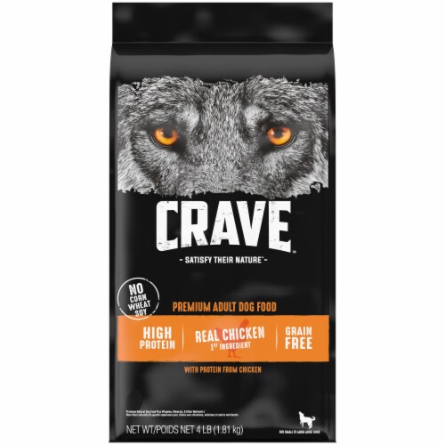 Crave Real Chicken Grain Free Adult Dry Dog Food Perspective: front