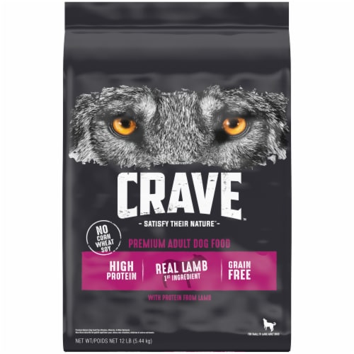 Crave Grain Free Lamb Dry Dog Food Perspective: front