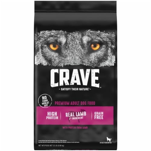 Crave Grain Free Lamb Dry Dog Food Perspective: front