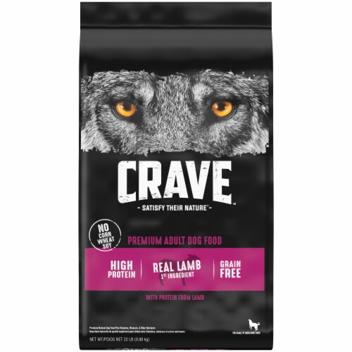Crave Grain Free Lamb Dry Dog Food Perspective: front