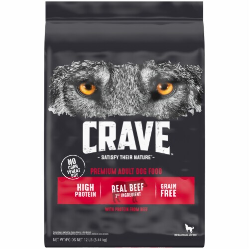 Crave Grain Free Beef Dry Dog Food 12 lb Harris Teeter