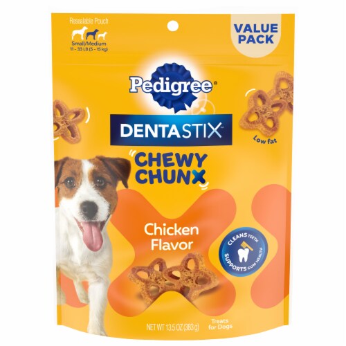 Pedigree Chewy Chunx Dentastix Perspective: front