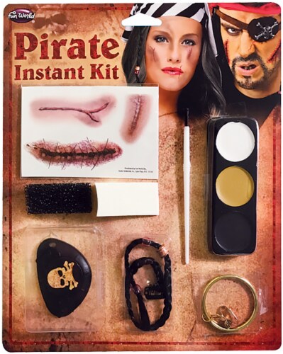 Fun World Pirate Instant Makeup Kit Perspective: front