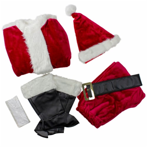 Plush Santa Suit Adult Plush Santa Suit Adult