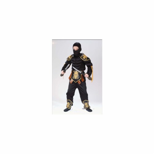 Costumes For All Occasions Fw8700Sm Ninja Warrior Muscle 4 To 6 Perspective: front
