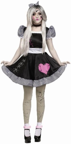 Fun World Children's Medium Spider Fairy Costume - Black Perspective: front