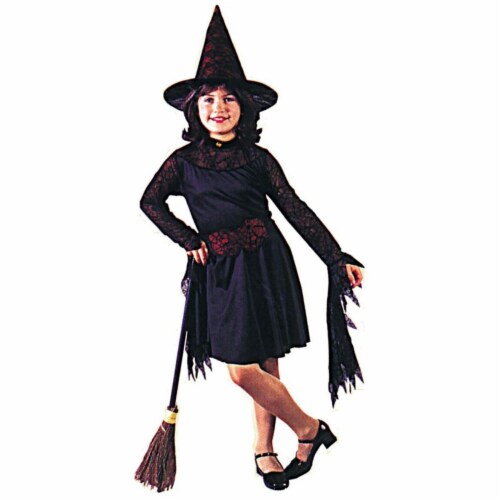 Costumes For All Occasions FW8752MD Medium Witch of The Web Child Perspective: front