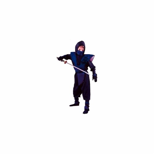 Costumes For All Occasions Ninja Complete Child Costume - Blue Perspective: front